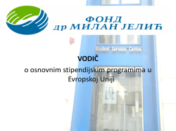 &Scaron;TA VAM MOGU ZAHTJEVATI? USLOVI ZA UPIS STUDIJA U EU