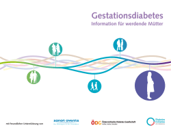 Gestationsdiabetes - Diabetes Initiative &Ouml;sterreich