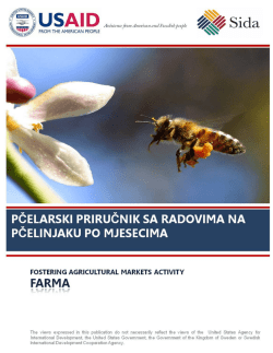 pĉelarski priruĉnik sa radom na pĉelinjaku po mjesecima strana 1