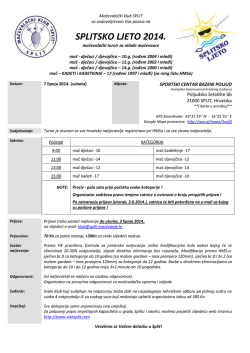 SPLITSKO LJETO 2014. - Mačevanje u gradu Splitu