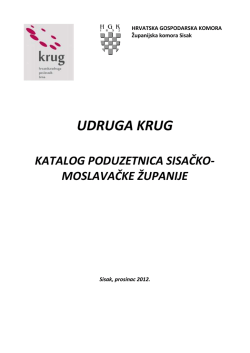 Katalog poduzetnica SMŽ Udruge KRUG