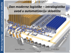 Moderna logistika &ndash; uvod u automatizaciju skladi&scaron;ta