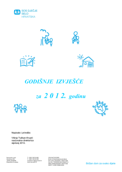 DSH-izvje&scaron;će 2012 - SOS Dječje selo Hrvatska
