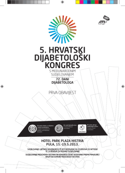 5. HRVATSKI DIJABETOLO&Scaron;KI KONGRES