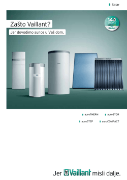 Prospekt Prospekt Solarni sustavi Tip uređaja VFK 145