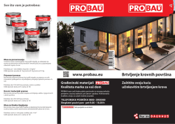 Brtvljenje krovnih povr&scaron;ina