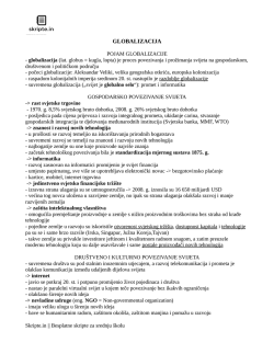 GLOBALIZACIJA