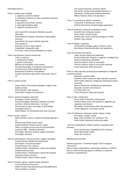 Sociologija kulture 2 Tema 1. Ljudska prava i sloboda 1. negativna i