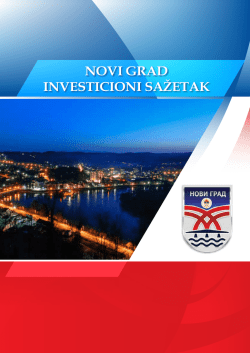 NOVI GRAD INVESTICIONI SAŽETAK