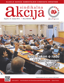 Novi Zakon o radu - Zakon po mjeri kapitala Novi Zakon o radu