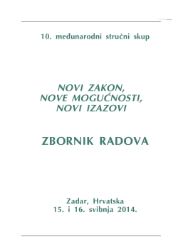 ZBORNIK RADOVA