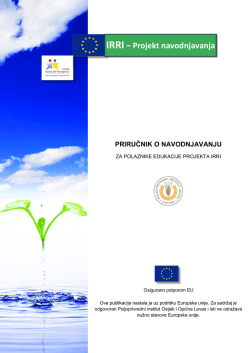 priručnik o navodnjavanju