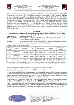 "Službene novine Federacije BiH" br. 27/97, 8/99, 32/00, 45/00
