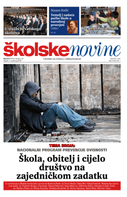 &Scaron;kola, obitelj i cijelo dru&scaron;tvo na zajedničkom zadatku