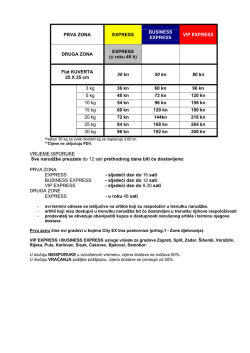 Cjenik gradske dostave - CityExpress (pdf)