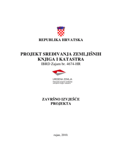 završno izvješće projekta