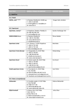 (PDF, 374KB) - Turistička zajednica općine Bilje