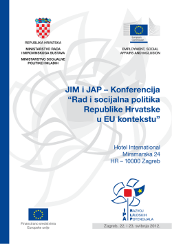 Bro&scaron;ura s konferencije u izdanju organizatora