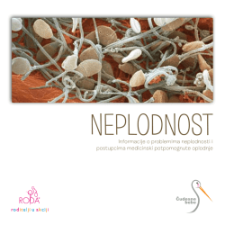 Informacije o problemima neplodnosti i postupcima