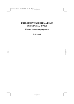pridruživanje hrvatske europskoj uniji