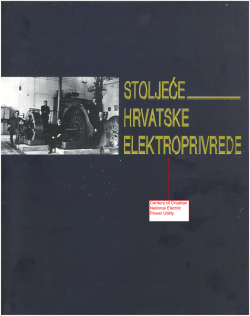 Century of Croatian National Electric Power Utility