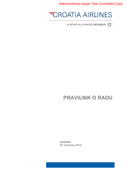PRAVILNIK O RADU