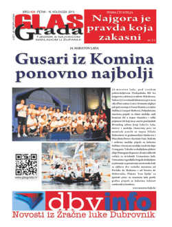 1 GlasGrada - 439 - petak 16. 8. 2013.