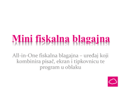 Mini fiskalna blagajna
