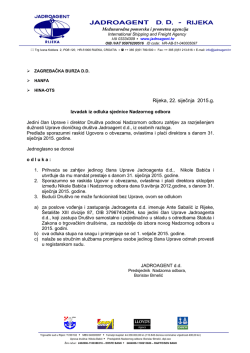 Promjena Uprave Dru&scaron;tva