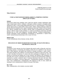 493 UDK/UDC 005.931:331.485 Stručni članak