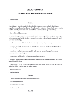 Donesenu odluku o odvodnji možete preuzeti ovdje.