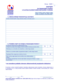 P-1 elementarna nepogoda ili požar
