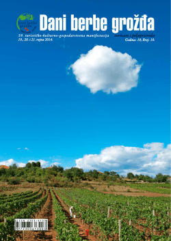 Ovdje - Dani berbe grožđa Brotnjo 2014
