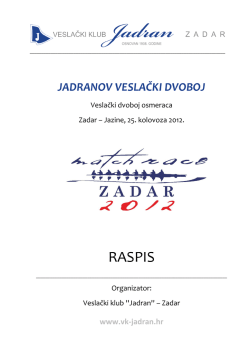 RASPIS - Veslački klub Jadran