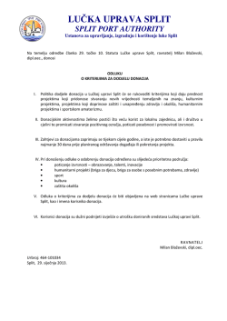 LUČKA UPRAVA SPLIT