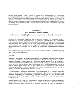 Prospekt - FIMA Global Invest