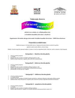 Propozicije - Hrvatska udruga zborovođa