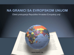 NA GRANICI SA EVROPSKOM UNIJOM