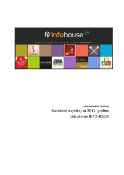 Godi&scaron;nji izvje&scaron;taj Udruženja INFOHOUSE za 2012