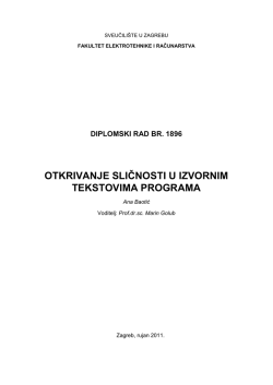 Diplomski rad (pdf) - Sigurnost @ ZEMRIS