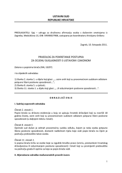 Inicijativa Ustavnom sudu