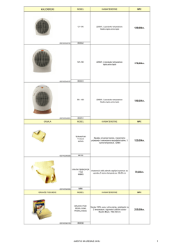 kaloriferi i grijače deke - Spectra