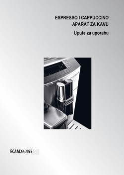upute za uporabu ecam 26.455 primadonna