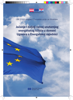 Jačanje i daljnji razvoj unutarnjeg energetskog trži&scaron;ta u - E