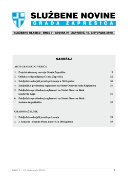 Službeno glasilo - broj 7