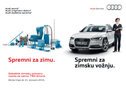 Spremni za zimu. Spremni za zimsku vožnju.