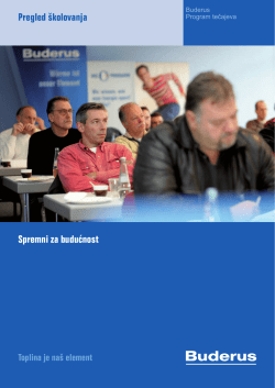 Spremni za budućnost Pregled &scaron;kolovanja