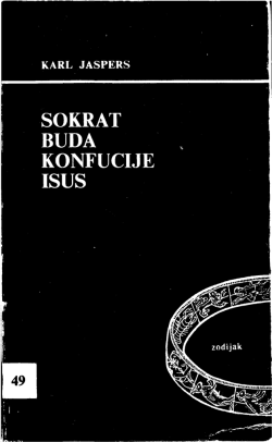 Karl Jaspers &ndash; Sokrat, Buda, Konfucije, Isus