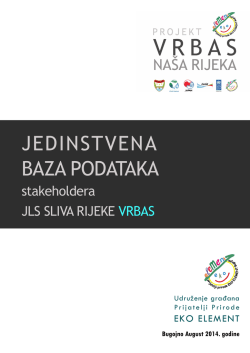 JEDINSTVENA BAZA PODATAKA