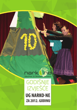 Godi&scaron;nji izvje&scaron;taj UG NARKO
